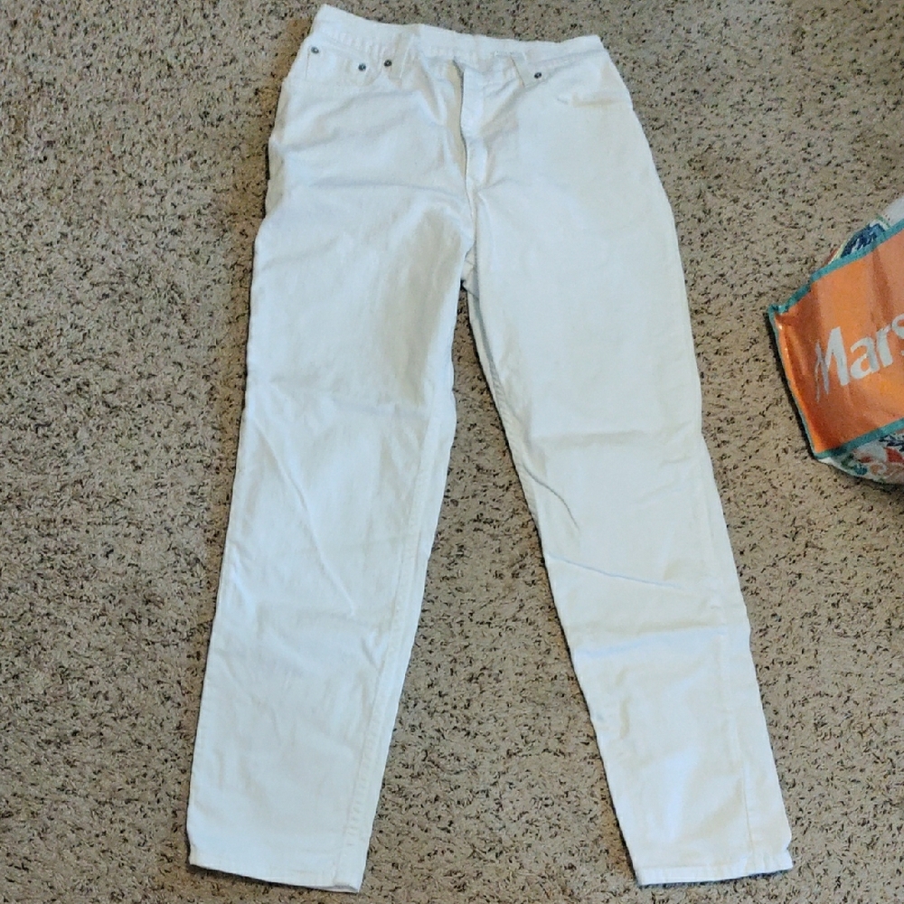 Women's White Levi's Jeans Size 10 Jeans